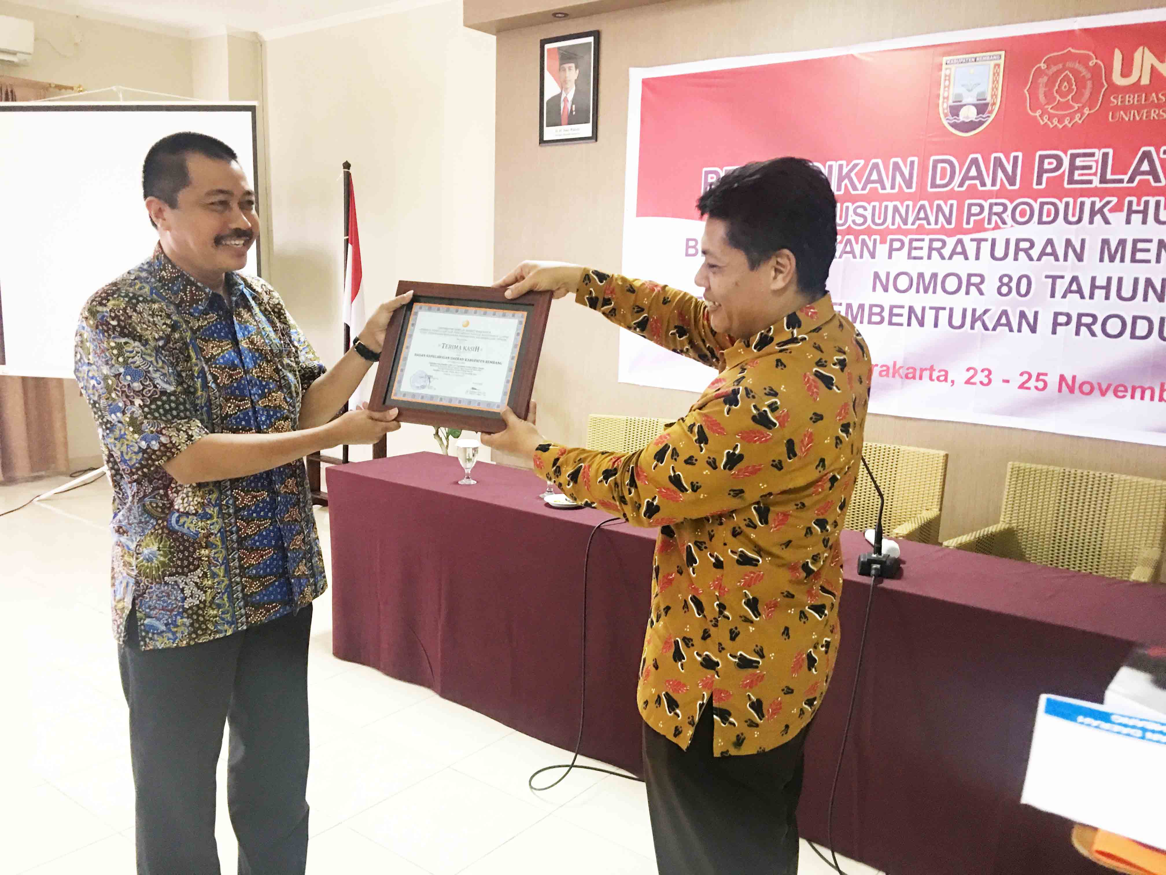 Diklat Penyusunan Produk Hukum