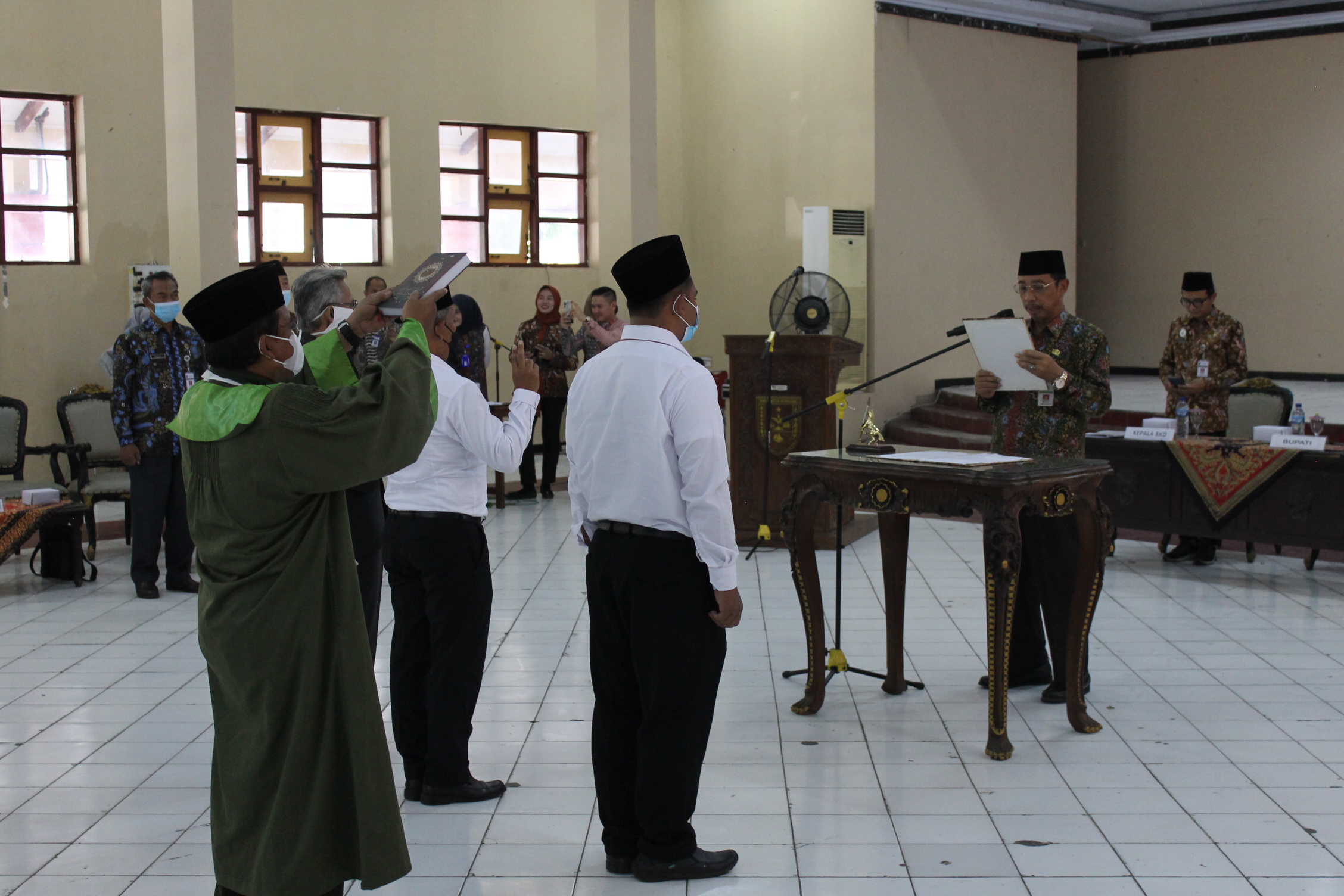 Pengambilan Sumpah Janji Pegawai Negeri Sipil dilingkungan Pemerintah Kabupaten Rembang Tahun 2022