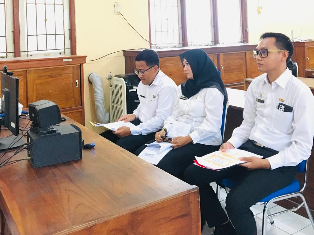 BKD Kab. Rembang Laksanakan Ujian Dinas Tk. II Secara Virtual